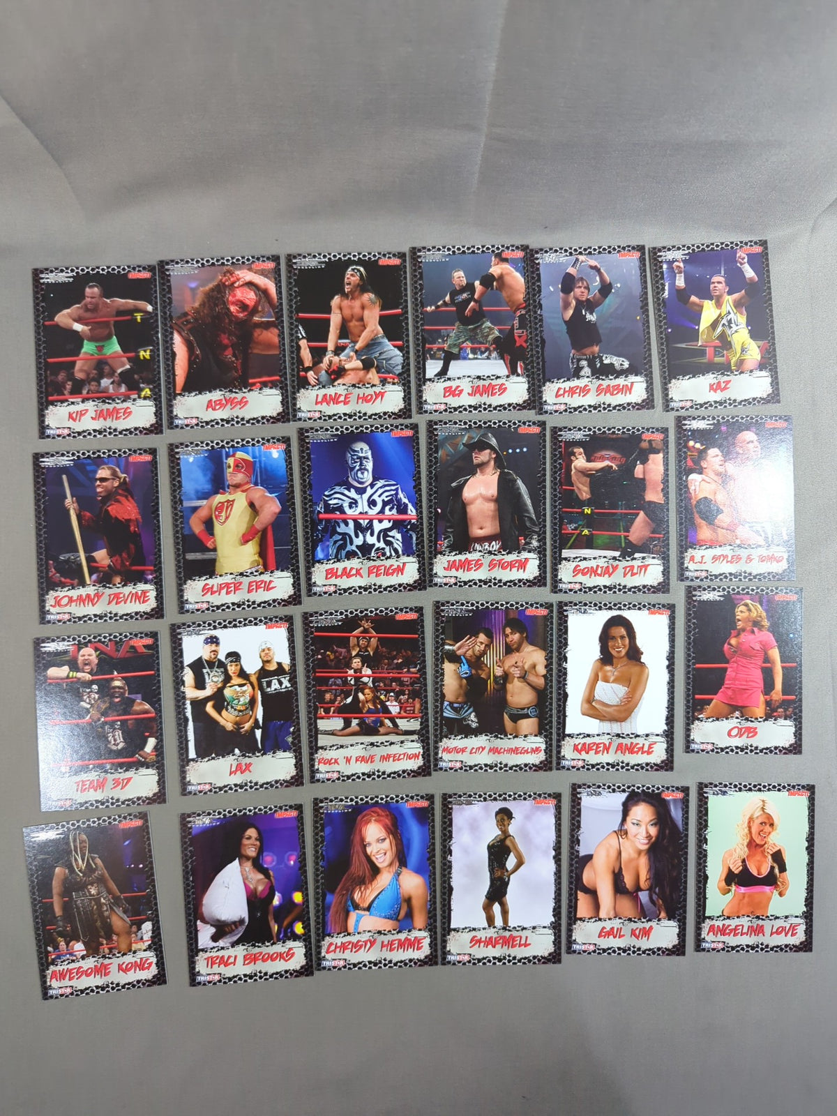 2008 TRISTAR TNA Impact Wrestling レギュラーカード100枚 フルコンプリートセット