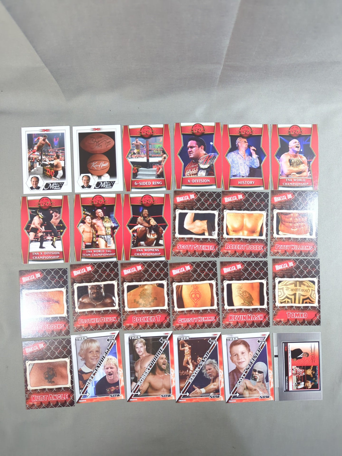 2008 TRISTAR TNA Impact Wrestling レギュラーカード100枚 フルコンプリートセット