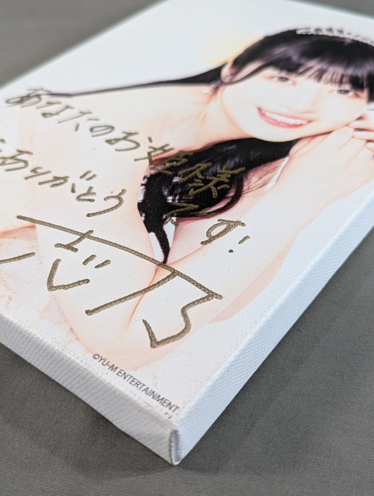 Shino Suzuki hand signed autograph photo canvas