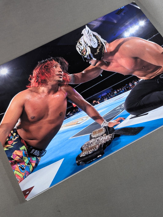 高橋ヒロムvsエル・デスペラード 特製A4パネル