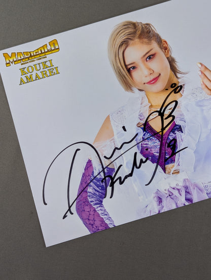 Amarei Kouki  hand signed autograph  Pro-Photo  (F-7)