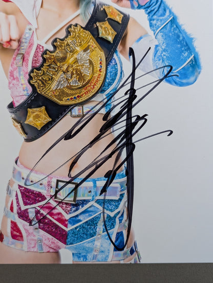 ★IWGP★ 岩谷麻優 直筆サイン入り スターダムポートレート(C-3)