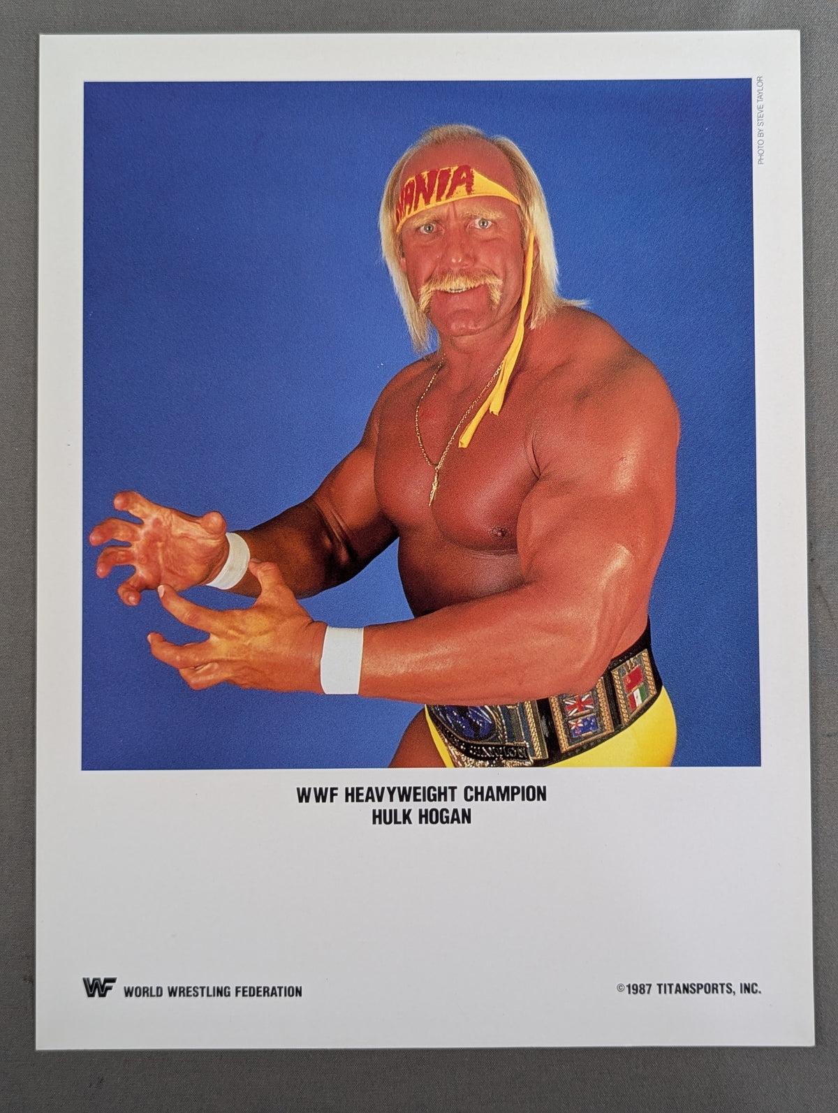 WWF Hulk Hogan  Pro-Photo  (1987)