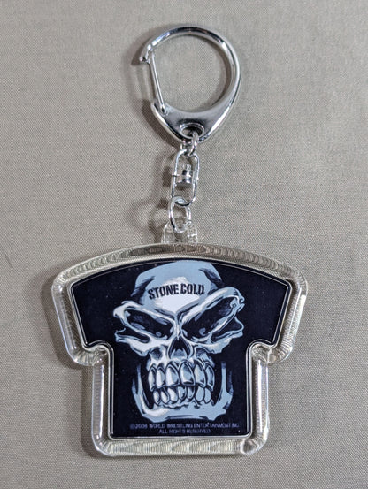 Stone Cold Steve Austin T-Shirt Type Acrylic Keychain