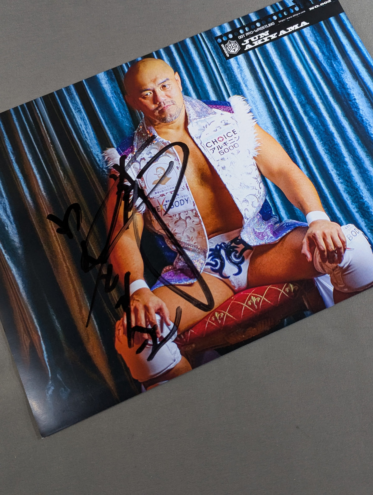 Jun Akiyama hand signed autograph  Pro-Photo  (A-1)