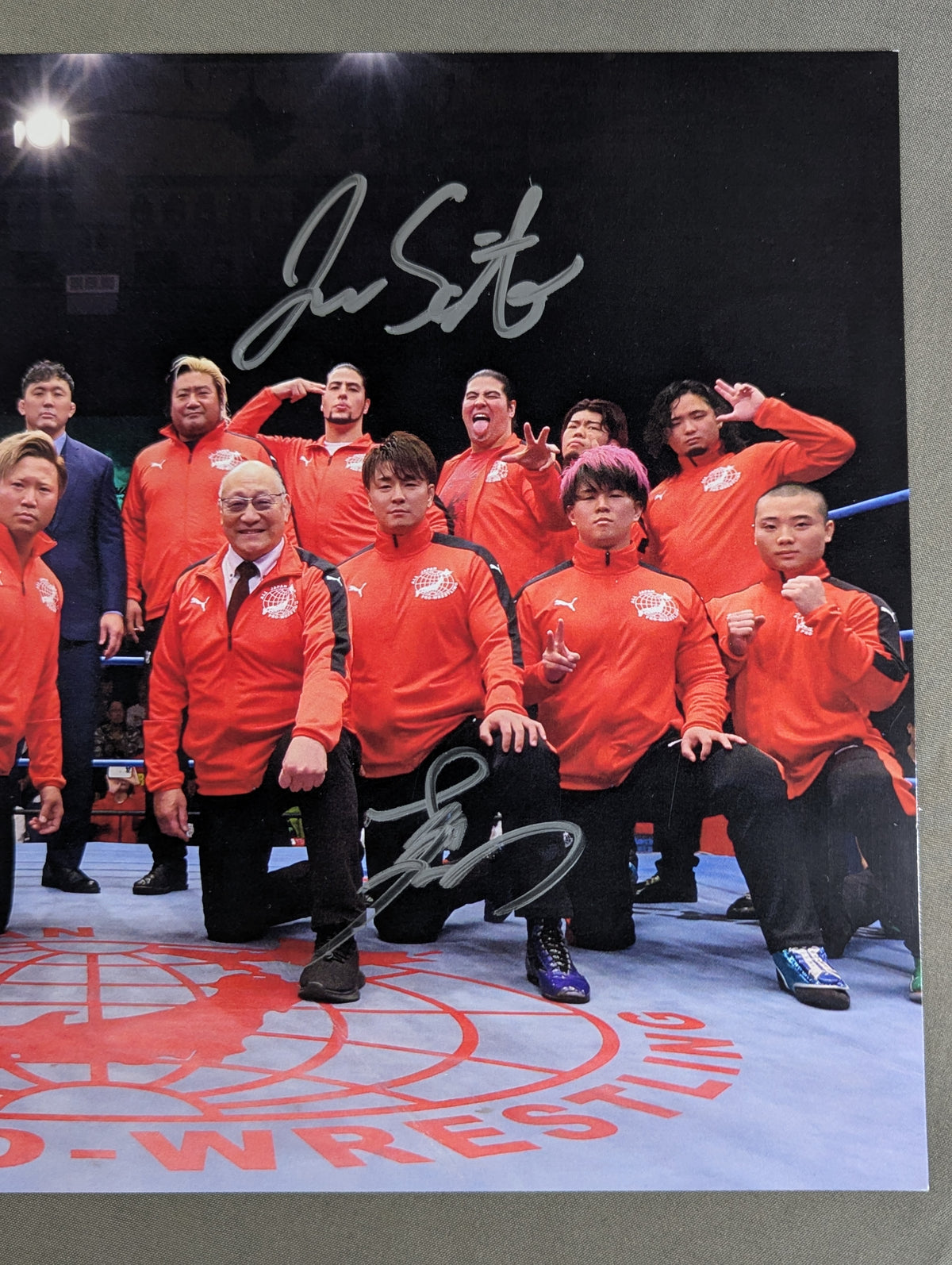 Jun Saito & Yuma Aoyagi  2 hand signed autographs  gathered photo Pro-Photo 