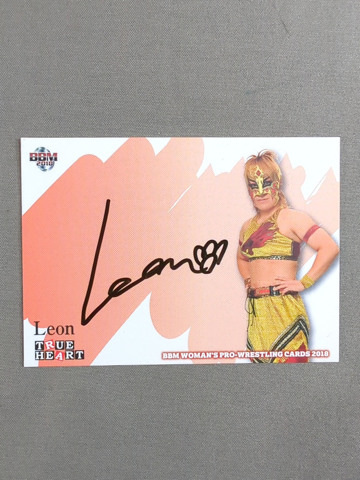 2018 BBM Leon Official Autographed Card