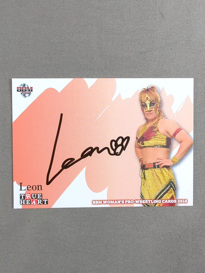 2018 BBM Leon Official Autographed Card