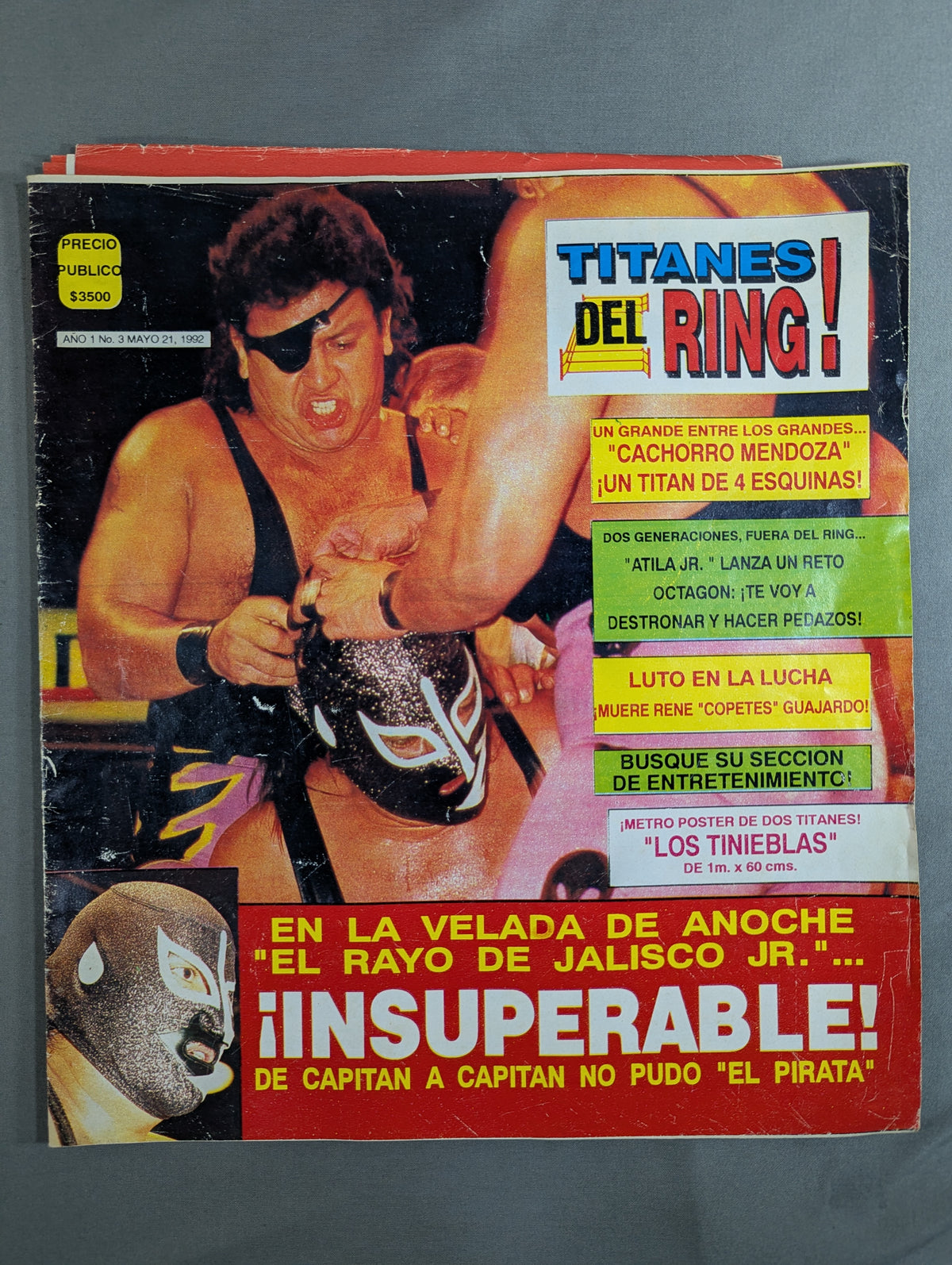 TITANES DEL RING! ANO.1 No.3 1992年5月3日号