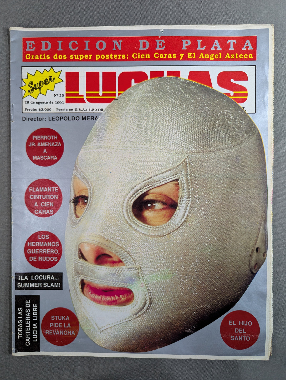 SUPER LUCHAS NACIONAL E INTERNACIONAL No.25 ★EDICION DE PLATA★