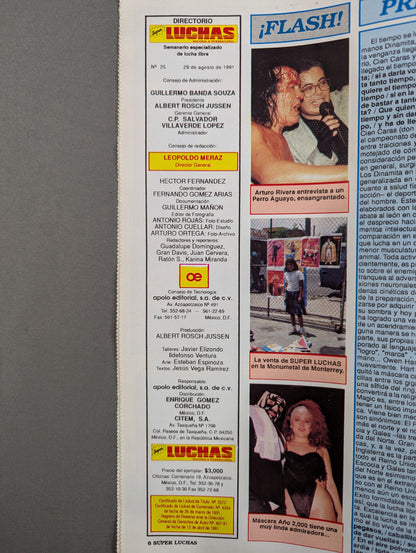 SUPER LUCHAS NACIONAL E INTERNACIONAL No.25 ★EDICION DE PLATA★
