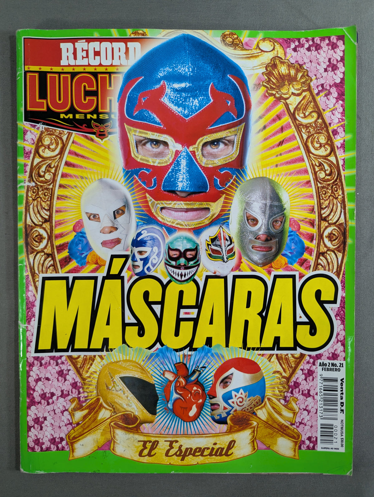 RECORD LUCHAS MENSUAL No.21 ★MASCARAS El Especial★