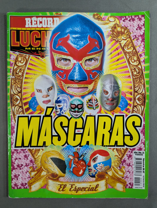 RECORD LUCHAS MENSUAL No.21 ★MASCARAS El Especial★