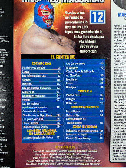 RECORD LUCHAS MENSUAL No.21 ★MASCARAS El Especial★