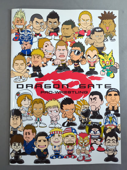 [14 fighters hand signed autograph ] 2004 Dragon Gate Official Pamphlet (August~September)