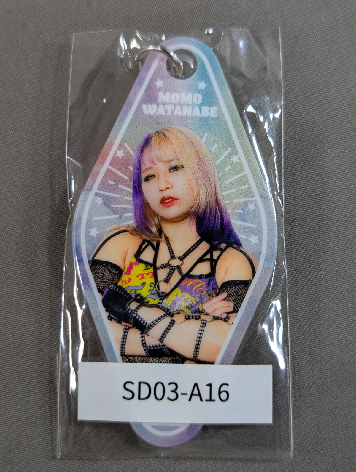 Momo Watanabe  STARDOM× Webpon Acrylic Motel Keychain
