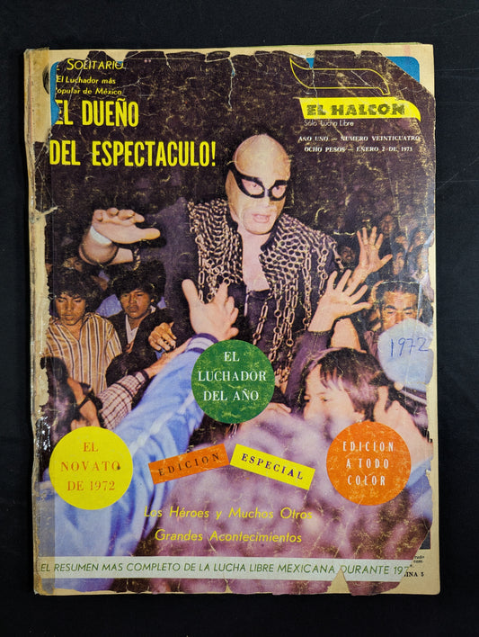 EL HALCON Solo Lucha Libre Numero.24 ★1972 ANUARIO★