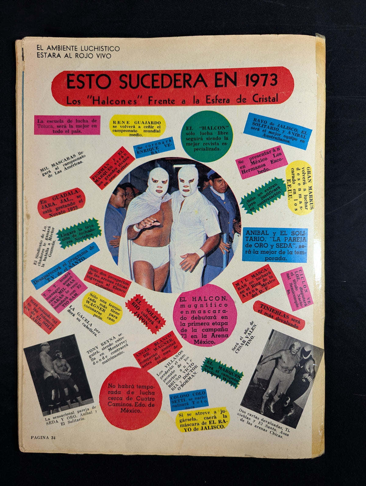 EL HALCON Solo Lucha Libre Numero.24 ★1972 ANUARIO★