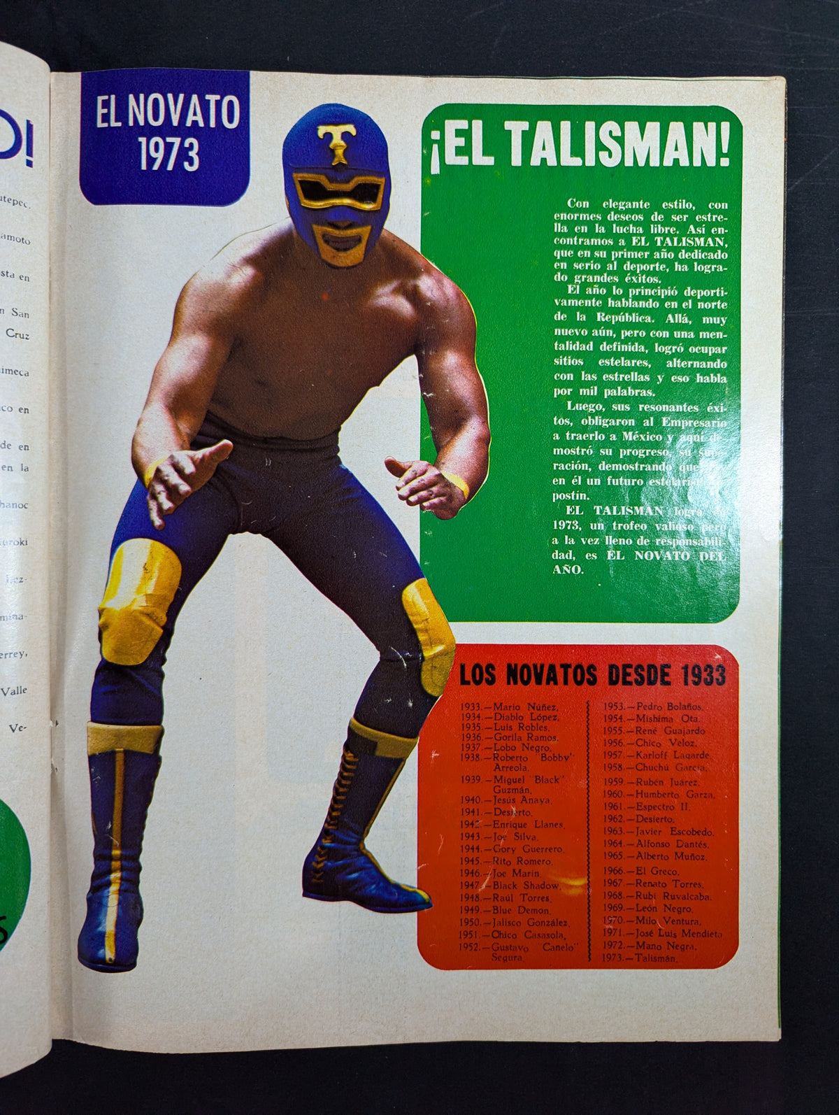 EL HALCON Solo Lucha Libre Numero.81 ★1973 ANUARIO★