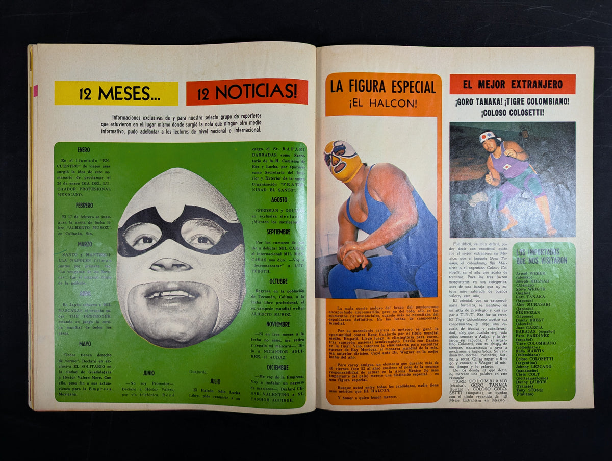 EL HALCON Solo Lucha Libre Numero.133 ★1974 ANUARIO★