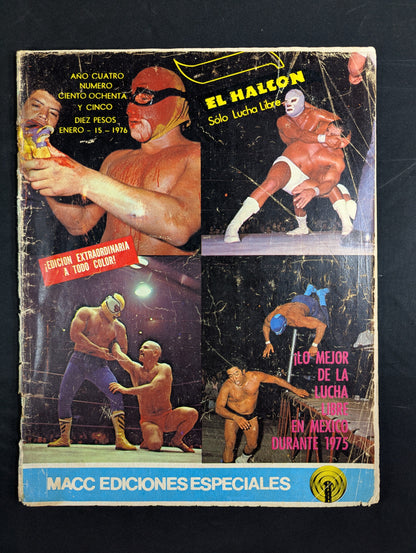 EL HALCON Solo Lucha Libre Numero.185 ★1975 ANUARIO★