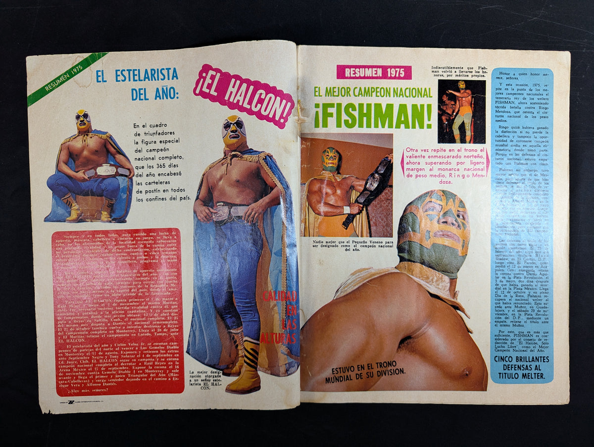 EL HALCON Solo Lucha Libre Numero.185 ★1975 ANUARIO★