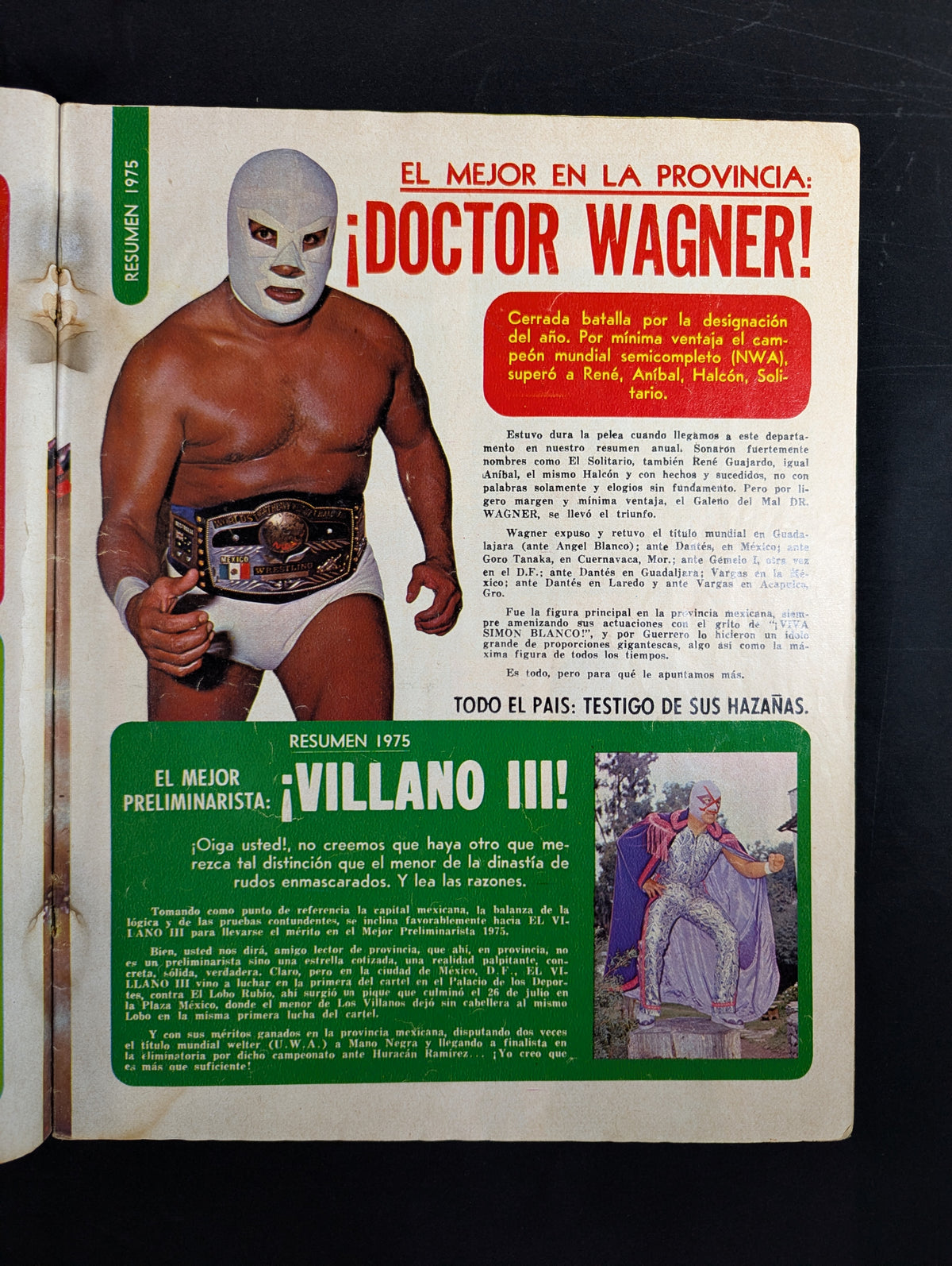 EL HALCON Solo Lucha Libre Numero.185 ★1975 ANUARIO★