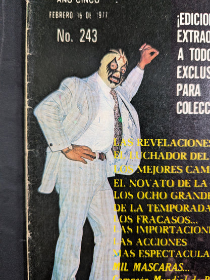 EL HALCON Solo Lucha Libre Numero.243 ★1976 ANUARIO★