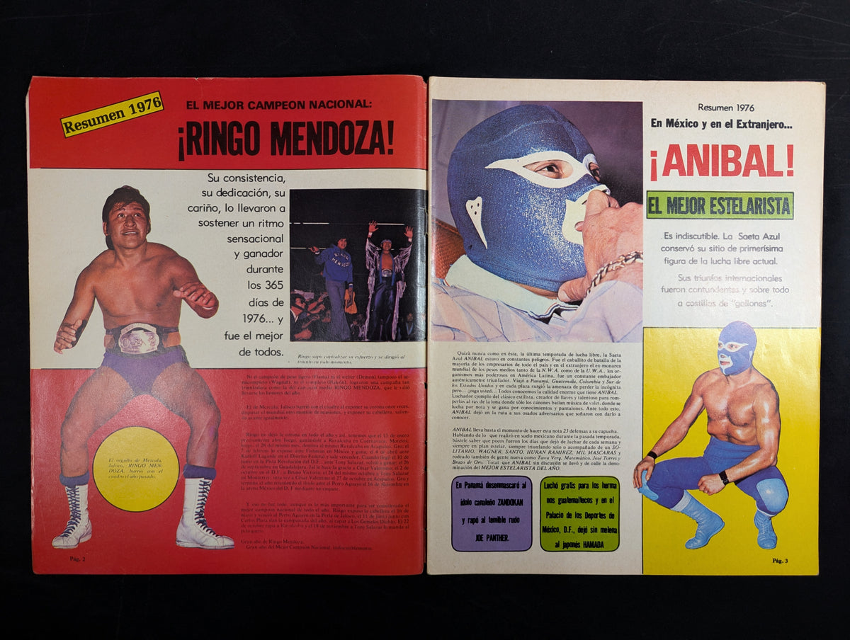EL HALCON Solo Lucha Libre Numero.243 ★1976 ANUARIO★
