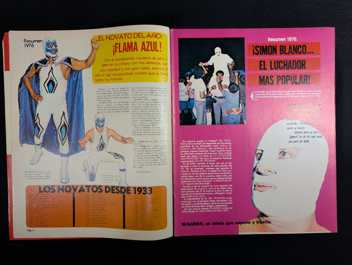EL HALCON Solo Lucha Libre Numero.243 ★1976 ANUARIO★