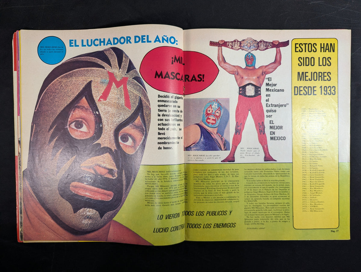 EL HALCON Solo Lucha Libre Numero.243 ★1976 ANUARIO★