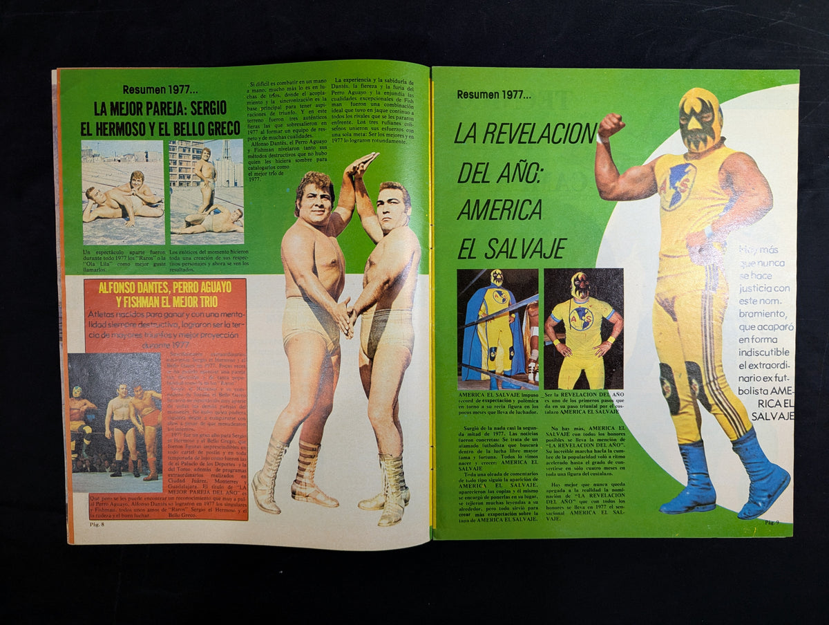 EL HALCON Solo Lucha Libre Numero.296 ★1977 ANUARIO★