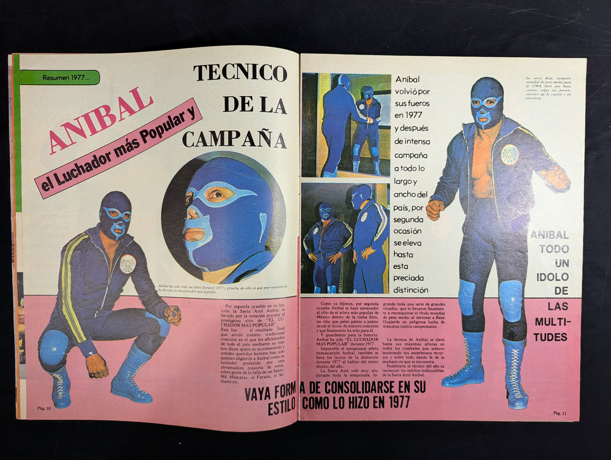 EL HALCON Solo Lucha Libre Numero.296 ★1977 ANUARIO★