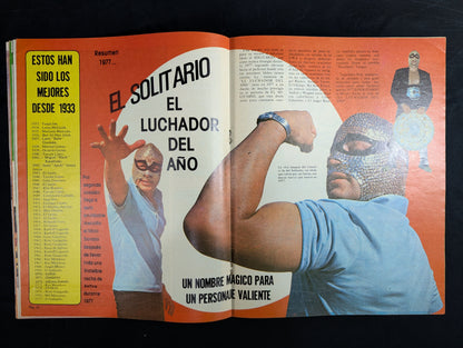 EL HALCON Solo Lucha Libre Numero.296 ★1977 ANUARIO★