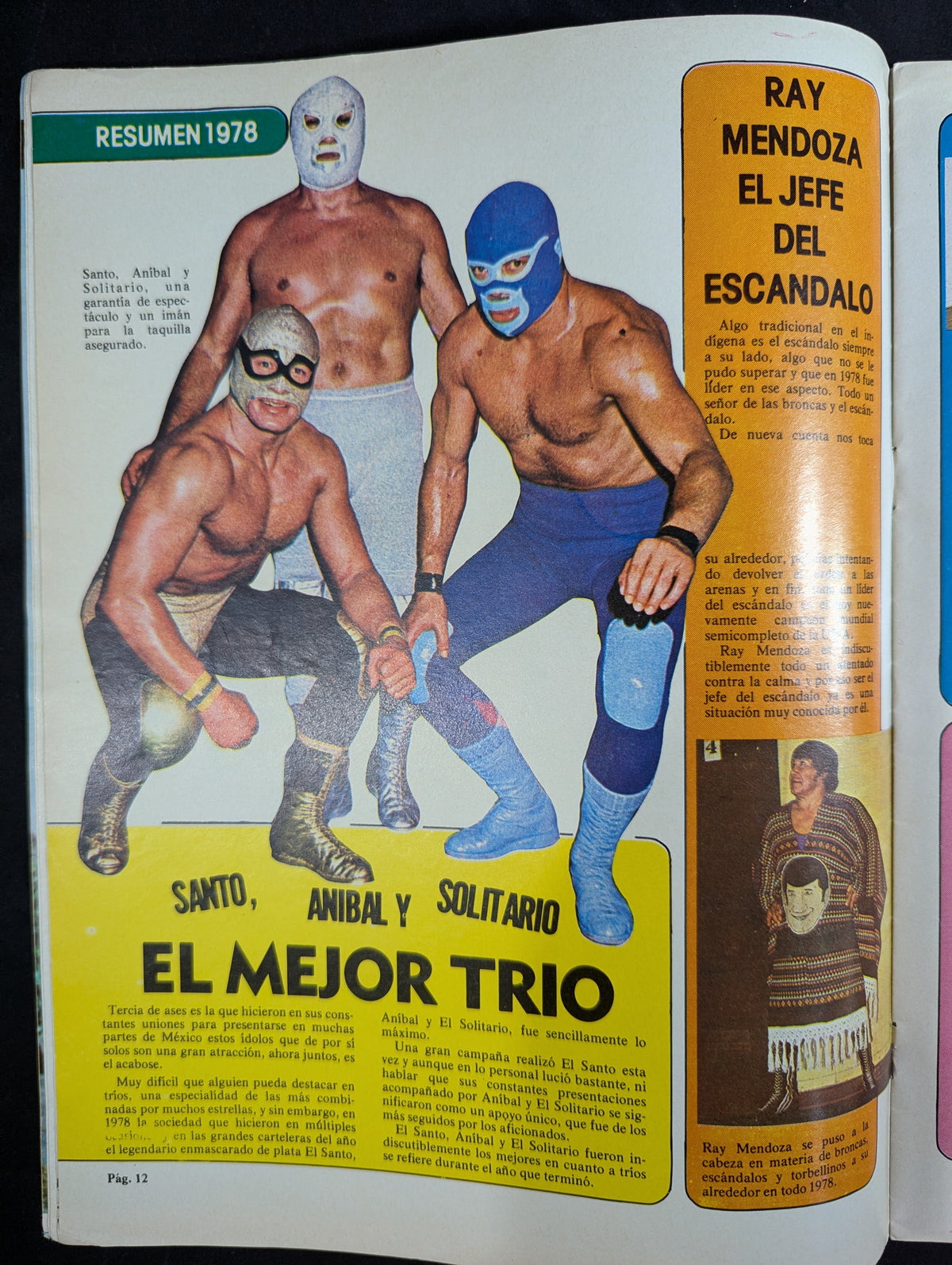 EL HALCON Solo Lucha Libre Numero.347 ★1978 ANUARIO★