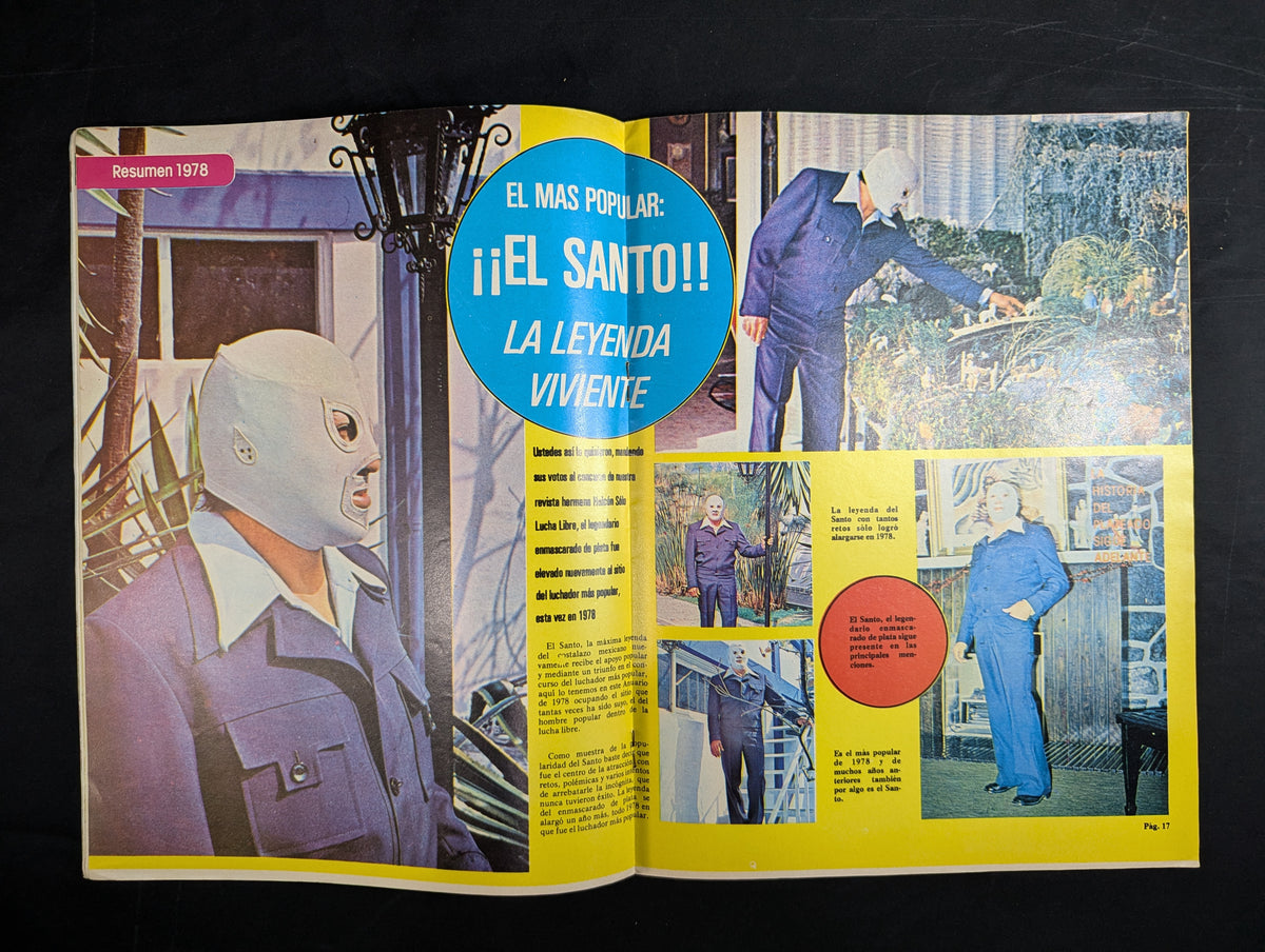EL HALCON Solo Lucha Libre Numero.347 ★1978 ANUARIO★