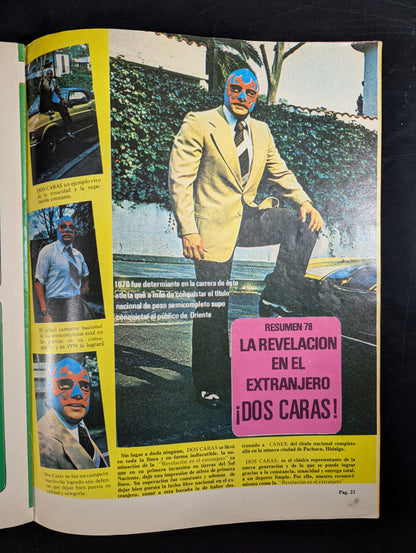 EL HALCON Solo Lucha Libre Numero.347 ★1978 ANUARIO★