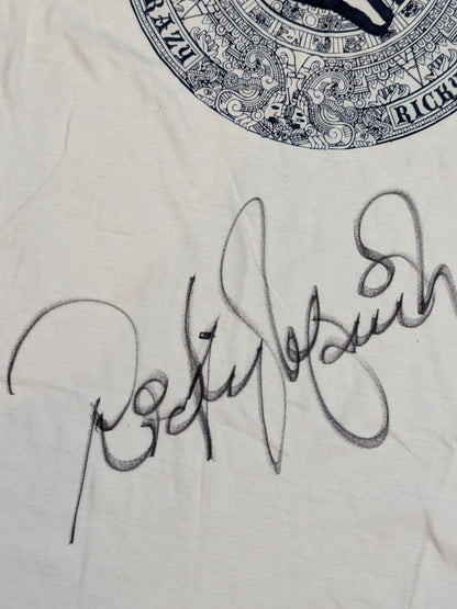 [2 hand signed autographs] Super Crazy & Marvin Picture T-Shirt (White)