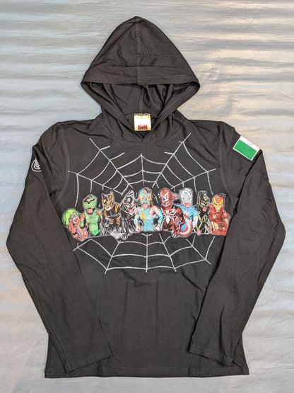 Volador Junior Illustrated Sleeve T-Shirt (Black Hoodie)