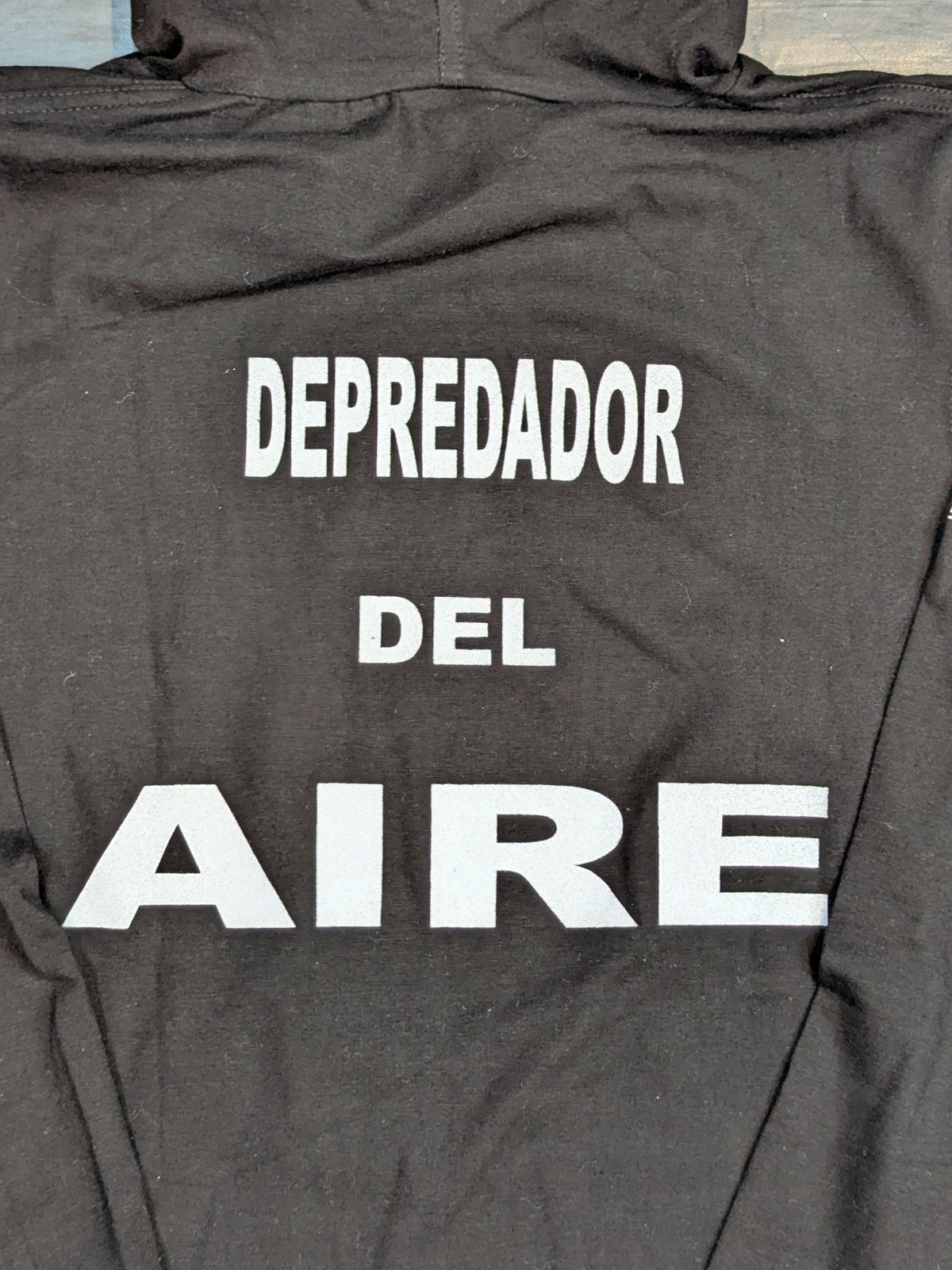 Volador Junior Illustrated Sleeve T-Shirt (Black Hoodie)