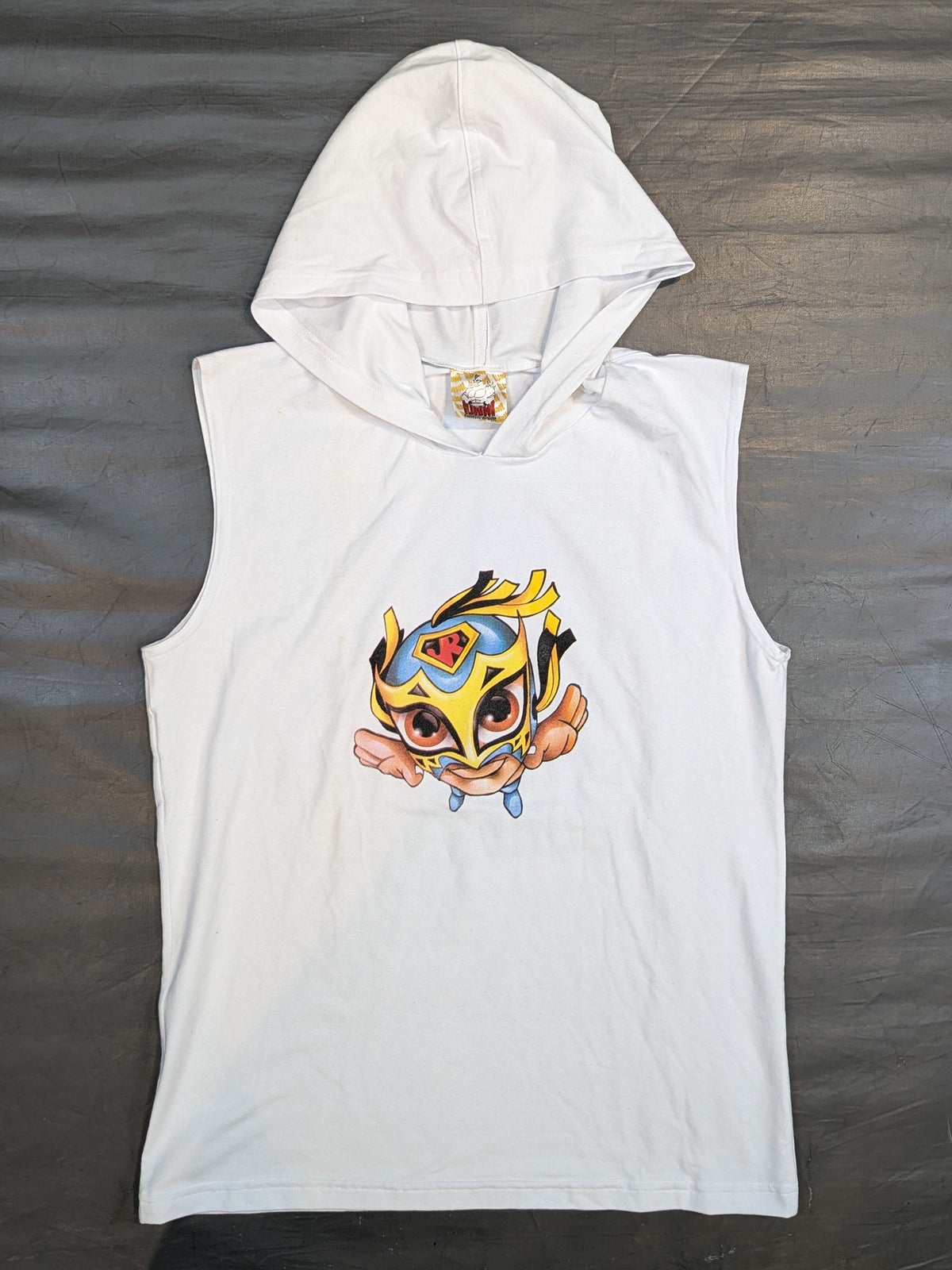 Volador Junior Illustration Sleeveless T-Shirt (White Hoodie)