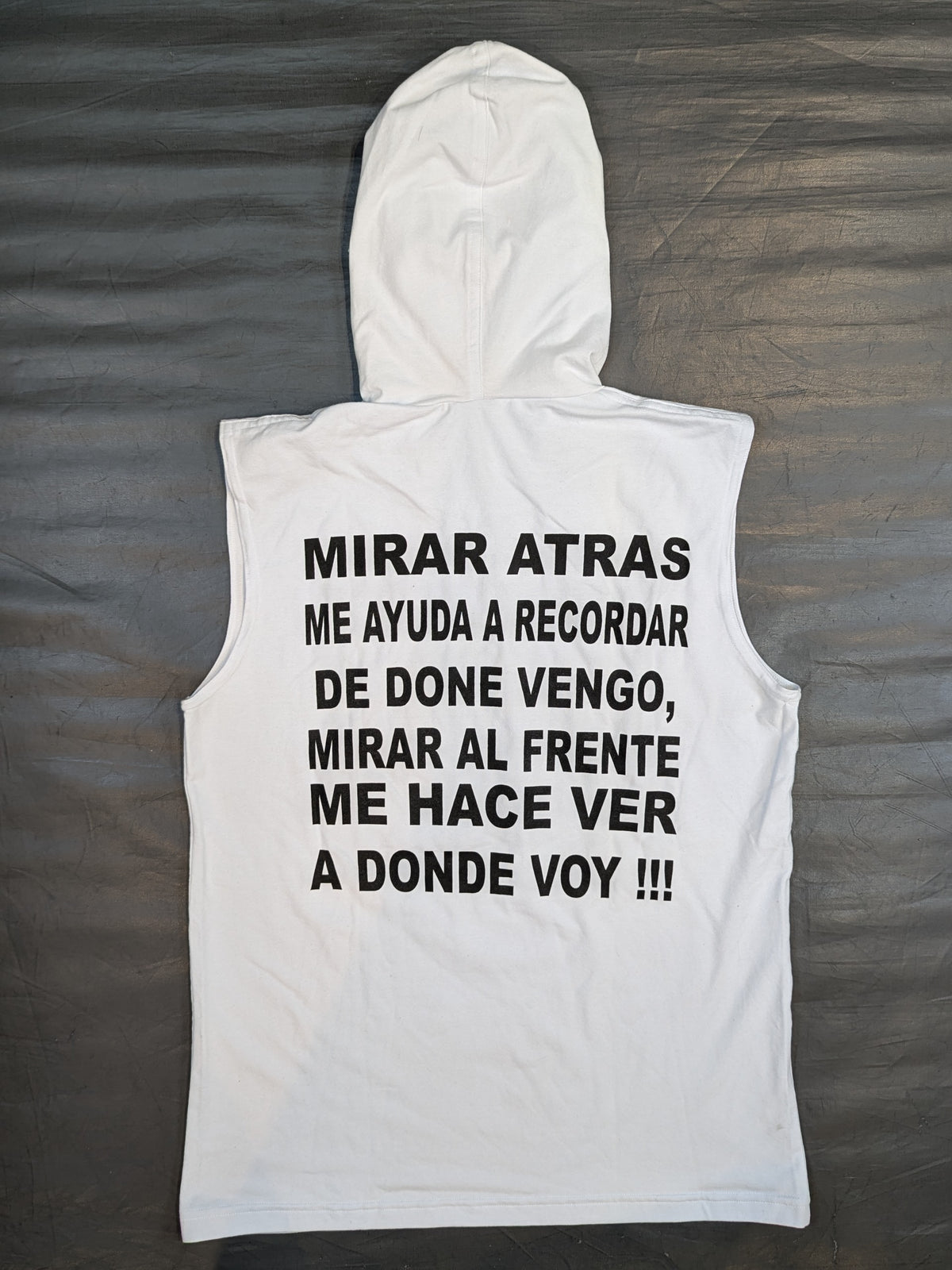 Volador Junior Illustration Sleeveless T-Shirt (White Hoodie)