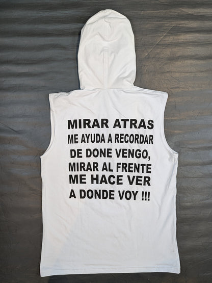 Volador Junior Illustration Sleeveless T-Shirt (White Hoodie)