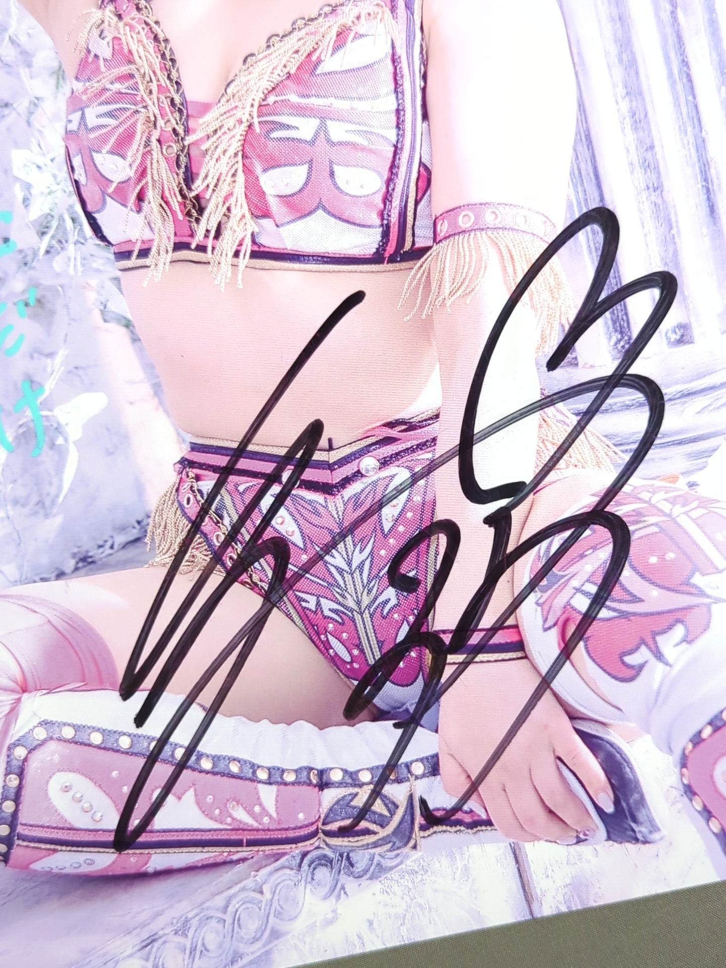 白川未奈 直筆サイン入り スターダムポートレート(M-9) – 闘道館
