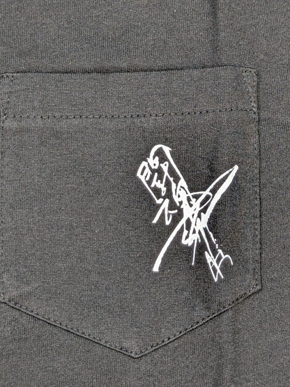 Antonio Inoki × Shimamura T-shirt (3) (Black)