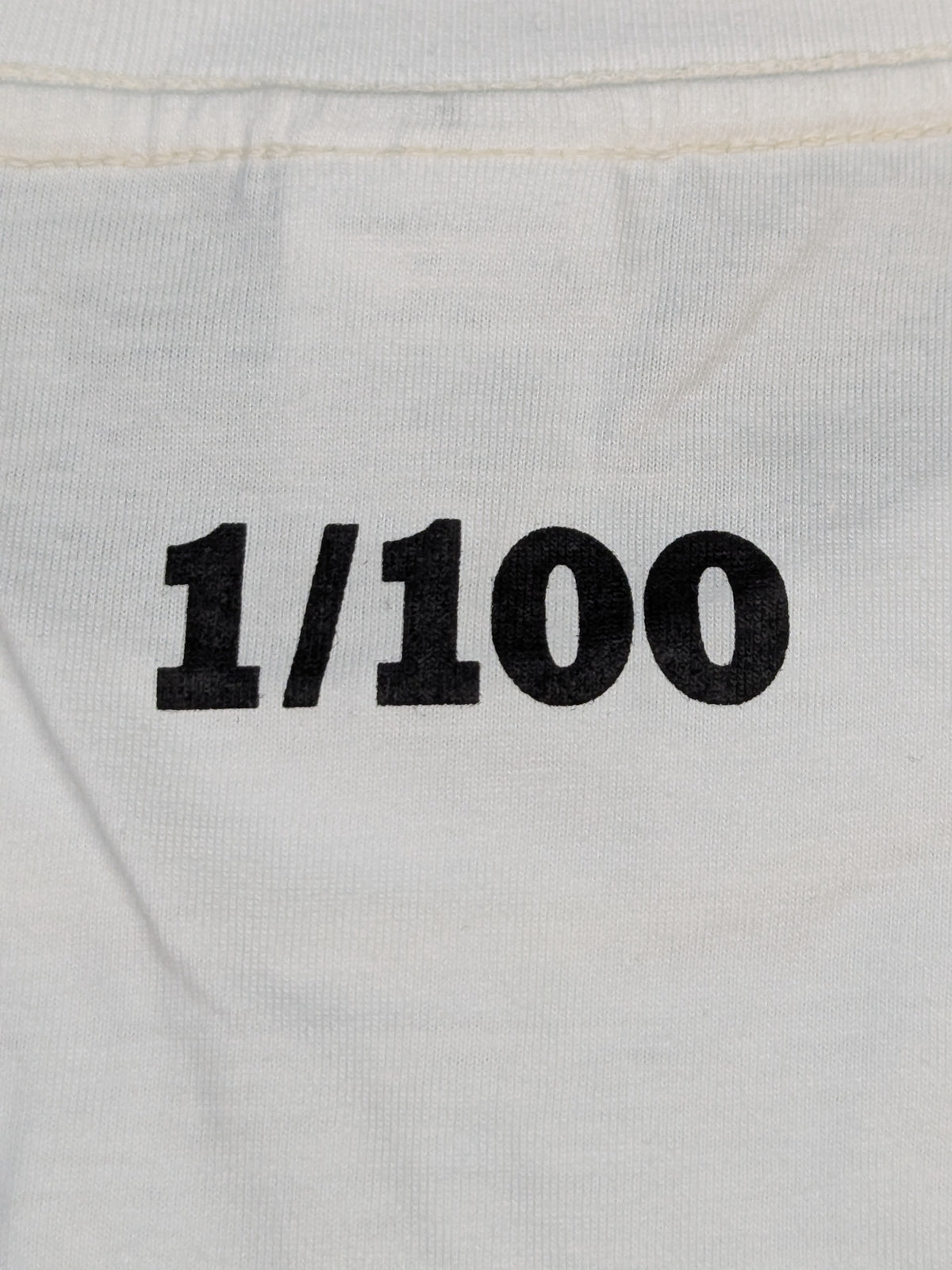 Hiroshi Tanahashi  "A" T-shirt (2) (White×Black)