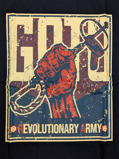 Hirooki Goto 'Goto Revolutionary Army' T-shirt (2) (Navy)