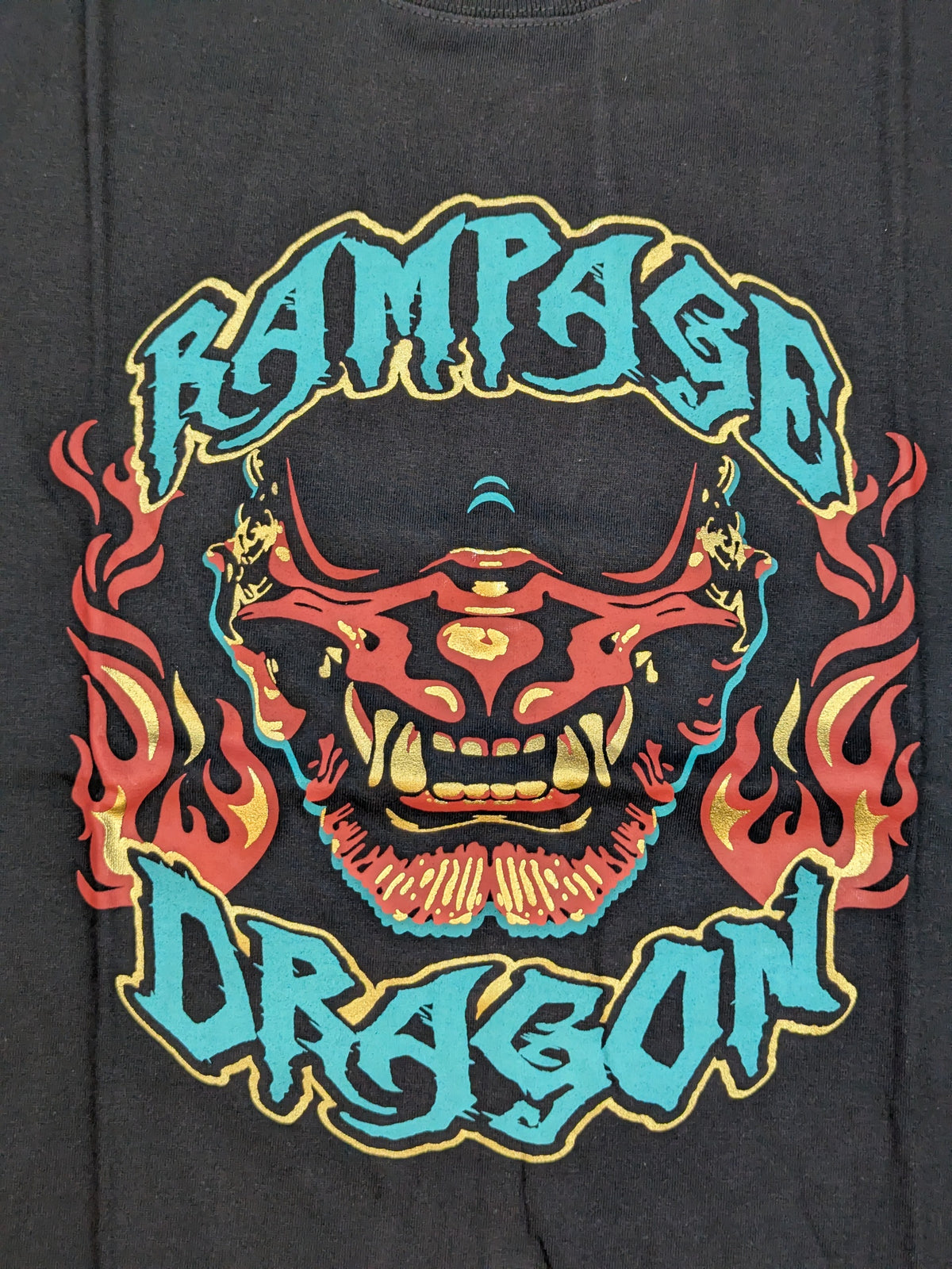 鷹木信悟「BURNING RAMPAGE DRAGON」Tシャツ