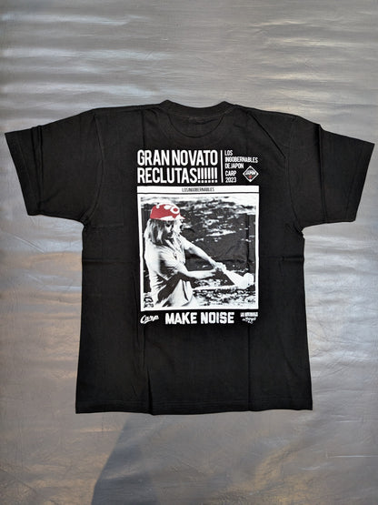 Hiroshima Toyo Carp × Tetsuya Naito 'AKAHERU de JAPON' Collaboration T-Shirt (2) (Black)