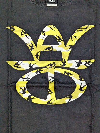 Master Wato  "WATO" T-shirt (2) (Black× Yellow)